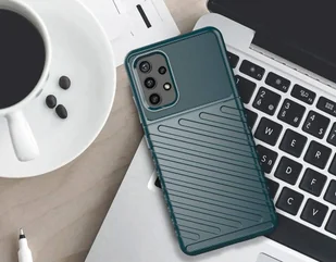 Thunder Case elastyczne pancerne etui pokrowiec Samsung Galaxy A32 4G czarny - Etui i futerały do telefonów - miniaturka - grafika 6