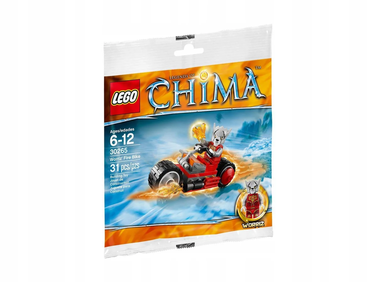 LEGO 30265 Legends of Chima - Ognisty motocykl Worriza misb 2014