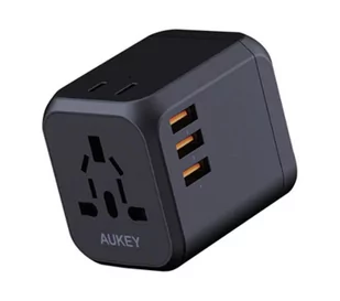 Aukey PA-TA04 PD 30W 3x USB-A, 1x USB-C - Akcesoria podróżnicze - miniaturka - grafika 1