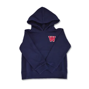 Bluza Wood Wood Izzy AA kids hoodie Navy - 10235605-2424-Navy-7-8y - Bluzy dla chłopców - miniaturka - grafika 1