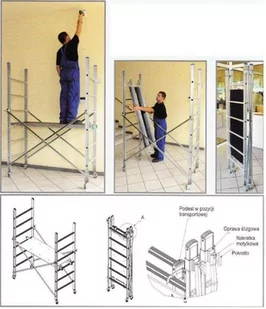 RUSZTOWANIE PRZEJEZDNE SKŁADANE RS500 - Rusztowania - miniaturka - grafika 1