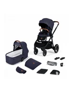 Wózki dziecięce - Kinderkraft Everyday Wózek głęboko-spacerowy denim - miniaturka - grafika 1