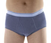 Pieluchy dla dorosłych - Majtki na nietrzymanie moczu do 150 ml - S - 75-84 cm w pasie - męskie, do prania, chłonne - miniaturka - grafika 1