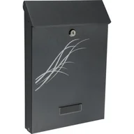 Skrzynki na listy - Skrzynka na listy zamek bębenkowy antyk szary - miniaturka - grafika 1