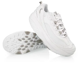 Buty FIT WALK z podeszwą kołyskową białe - Trampki damskie - miniaturka - grafika 1