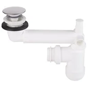 Syfony - EQUATION Syfon umywalkowy z korkiem KLIK-KLAK oszczędzający miejsce - miniaturka - grafika 1