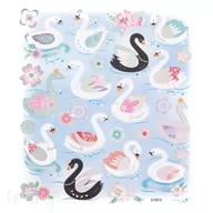 Scrapbooking - Naklejki Dekoracyjne Łabędzie 27Szt Dalprint - miniaturka - grafika 1