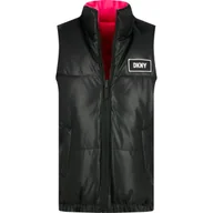 Kurtki i płaszcze dla dziewczynek - DKNY Kids Dwustronna Kamizelka | Regular Fit - miniaturka - grafika 1