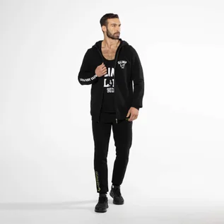 Bluzy sportowe męskie - MEN Hoodie Roots Black XL - grafika 1