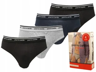 PIERRE CARDIN slipy męskie BAWEŁNA - 4-PAK - XXL - Majtki męskie - miniaturka - grafika 1