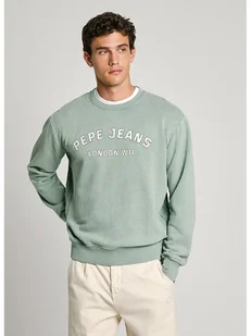 Pepe Jeans Bluza "Aldridge" w kolorze zielonym - Bluzy męskie - miniaturka - grafika 1