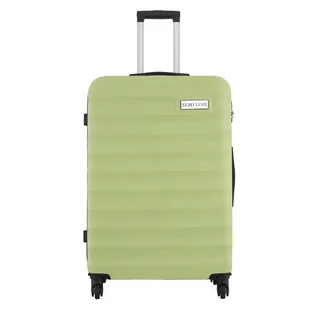 Walizka kabinowa podróżna na kółkach w paski 28" - oliwkowy Semi Line - Walizki - miniaturka - grafika 1