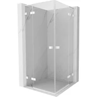 Kabiny prysznicowe - Mexen Lunar L Duo kabina prysznicowa uchylna 120 x 120 cm, transparent, biała - 834L-120L-120P-20-00 - miniaturka - grafika 1