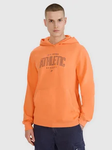 4F Bluza dresowa nierozpinana z kapturem męska - pomarańczowa L - Bluzy męskie 4F Bluza dresowa nierozpinana z kapturem męska - pomarańczowa L - Bluzy męskie - miniaturka - grafika 1