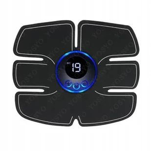 Elektrostymulator MIĘŚNI MASAŻER DO BRZUCHA RAMION PLECÓW POŚLADKÓW - Masażery - miniaturka - grafika 1