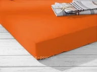 Prześcieradła - Prześcieradło jersey 160x200 pomarańczowe - miniaturka - grafika 1