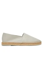 Espadryle męskie - Calvin Klein Espadryle Espadrille Lth HM0HM01882 Szary - miniaturka - grafika 1