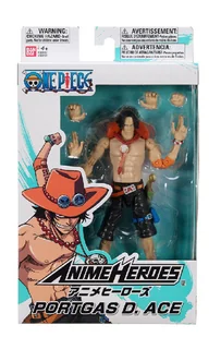 Bandai Figurka Anime Heroes One Piece Portgas D Ace AH36934 - Figurki dla dzieci - miniaturka - grafika 2