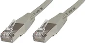Patchcordy - MicroConnect RJ-45/RJ-45 kat.6 S/FTP Szary 1m B-SFTP601 - miniaturka - grafika 1