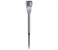 Lampy ogrodowe - Aigostar - LED Lampa solarna LED/0,006W/1,2V 29,7 cm chrom 6500K IP44 - miniaturka - grafika 1