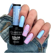 Lakiery hybrydowe - Claresa Lakier Hybrydowy Hybryda Pastelowy Błęktiny Lollipop 6 - miniaturka - grafika 1