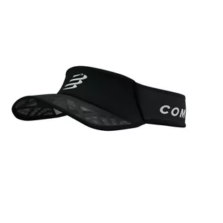 Czapki i chusty sportowe damskie - COMPRESSPORT Daszek biegowy SPIDERWEB ULTRALIGHT VISOR black - grafika 1