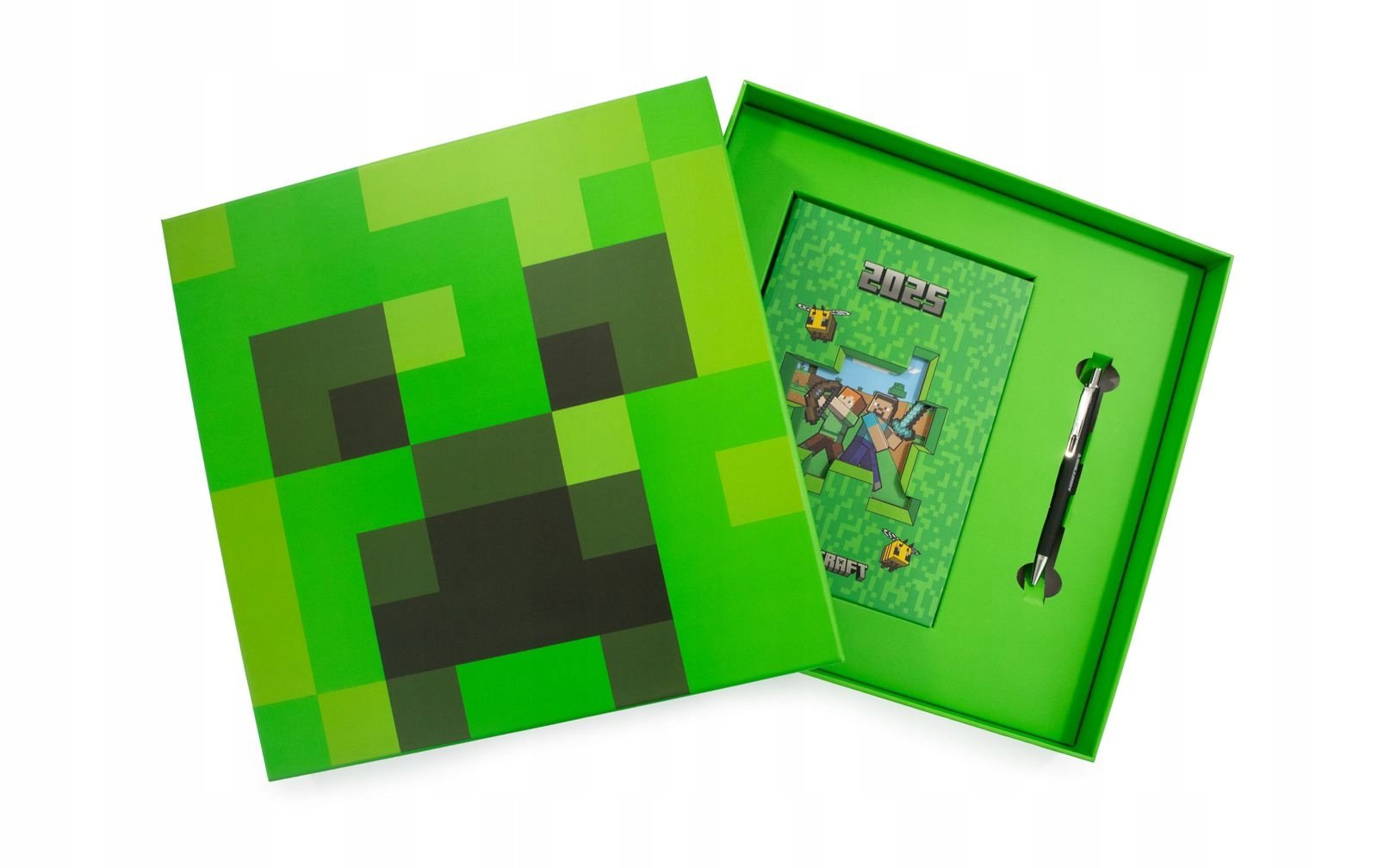 Zestaw prezentowy Minecraft długopis kalendarz 2025