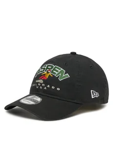 New Era Czapka z daszkiem Washed Aspen Ski 9TWENTY 60580870 Czarny - Czapki męskie - miniaturka - grafika 1