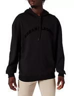 Bluzy męskie - Urban Classics Męska bluza z kapturem Gate Hoody, czarny, L - miniaturka - grafika 1