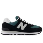 Buty sportowe męskie - Buty New Balance U574MGH - czarne - miniaturka - grafika 1