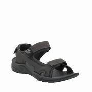 Sandały męskie - Sandały męskie Jack Wolfskin LAKEWOOD CRUISE SANDAL M phantom - 12 - miniaturka - grafika 1