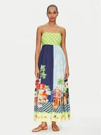 Sukienki - Seafolly Sukienka letnia Cuba 55439-DR Kolorowy Relaxed Fit - miniaturka - grafika 1