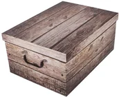 Pudła i pojemniki do przechowywania - Pudełko kartonowe MIDI DESKA SZARA - miniaturka - grafika 1