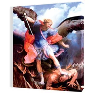 Ikony i obrazy sakralne - Obraz religijny na płótnie Święty Michał Archanioł - miniaturka - grafika 1