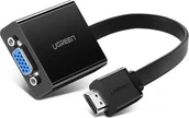 Złącza, przejściówki, adaptery - Adapter AV Ugreen HDMI - S-Video - RCA (Chinch) czarny (40248) - miniaturka - grafika 1