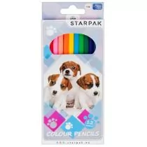 Starpak Kredki ołówkowe 12kol/180 Cuties pudełko 12/144 - Przybory szkolne - miniaturka - grafika 1