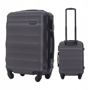 Walizka kabinowa na 4 kółkach ABS mały bagaż podróżny twardy WINGS - Walizki Walizka kabinowa na 4 kółkach ABS mały bagaż podróżny twardy WINGS - Walizki - miniaturka - grafika 1