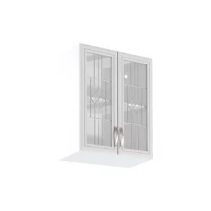 Szafka Górna Wisząca z Witryną 2 Drzwi G60S Sycylia White Gała Meble Sosna Andersen, Biały - Szafki kuchenne - miniaturka - grafika 1