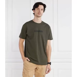 Koszulki męskie - Napapijri T-shirt S-BOX SS 4 | Regular Fit - grafika 1