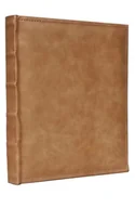 Albumy fotograficzne - Album SIMPLE/BL tradycyjny 20 kart/40 stron SKÓROPODOBNY jasnobrązowy - miniaturka - grafika 1