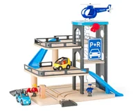 Zabawki konstrukcyjne - Garaż piętrowy z lądowiskiem dla helikoptera - miniaturka - grafika 1