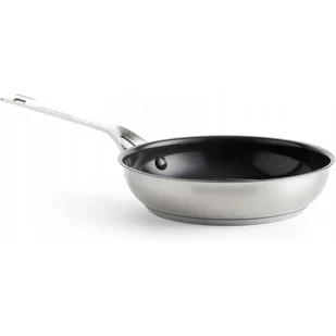 Patelnia tradycyjna stalowa nierdzewna KitchenAid 24cm z powłoką ceramiczną - Patelnie - miniaturka - grafika 1