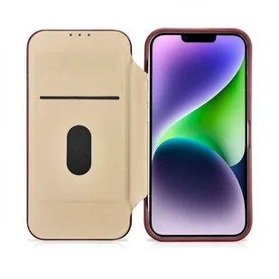 iCarer CE Premium Leather Folio Case skórzane etui iPhone 14 z klapką magnetyczne MagSafe czerwony (WMI14220713-RD) - Etui i futerały do telefonów - miniaturka - grafika 20