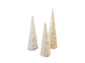 Choinki - CHOINKA BIAŁA LED DEKORACJA ŚWIĄTECZNA KOMPLET - miniaturka - grafika 1