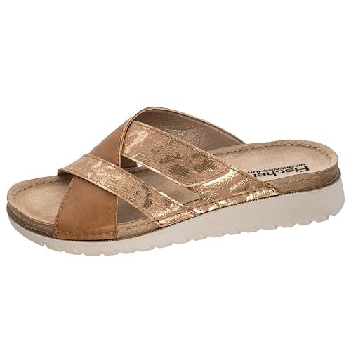 Fischer Markenschuh Klapki damskie, piaskowy, 36 EU