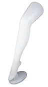 Manekiny wystawowe - Noga do prezentacji pończoch i skarpet, noga dekoracyjna - damska, 74 cm noga dekoracyjna ze stojakiem, manekin - noga o realistycznym kształcie, noga do skarpet - kolor biały - miniaturka - grafika 1