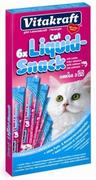 Przysmaki dla kotów - Vitakraft Vitakraft Cat Liquid pasta dla kota z łososiem i omega-3 24 x 15 g - miniaturka - grafika 1