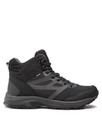 Buty trekkingowe męskie - Halti Trekkingi Polaris Mid 2 Dx M Walking 054-2810 Czarny - miniaturka - grafika 1