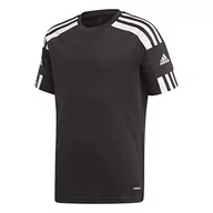 Koszulki dla chłopców - adidas adidas T-shirt chłopięcy Squad 21 Jsy Y czarny czarny/biały 13 Lat Uniquenumber - miniaturka - grafika 1