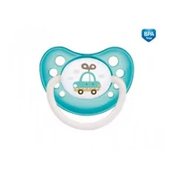 Smoczki uspokajające - Canpol babies Smoczek silikonowy anatomiczny "Toys" 6-18m - miniaturka - grafika 1